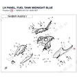 LH PANEL, FUEL TANK product image