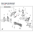 FUEL TANK RH BRACKET product image
