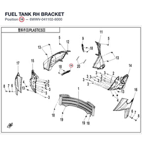 FUEL TANK RH BRACKET product image