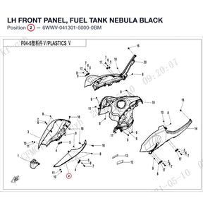 LH FRONT PANEL, FUEL TANK product image
