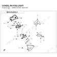 COVER, RH FOG LIGHT product image