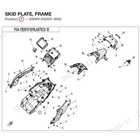 SKID PLATE, FRAME product image