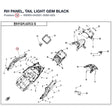 RH PANEL, TAIL LIGHT product image