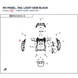 RH PANEL, TAIL LIGHT product image