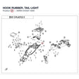 HOOK RUBBER, TAIL LIGHT product image