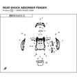 REAR SHOCK ABSORBER FENDER product image