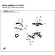 REAR ARMREST COVER product image