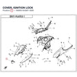 COVER, IGNITION LOCK product image