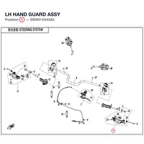 LH HAND GUARD ASSY product image