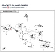BRACKET, RH HAND GUARD product image