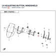 LH ADJUSTING BUTTON, WINDSHIELD product image
