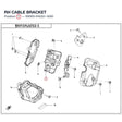 RH CABLE BRACKET product image