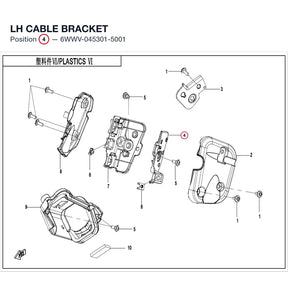 LH CABLE BRACKET product image
