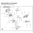 DECO COVER, LH FOG LIGHT product image