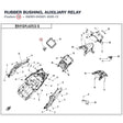RUBBER BUSHING, AUXILIARY RELAY product image