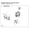 RUBBER BUSHING, AUXILIARY RELAY product image