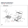 INNER HEX SCREW M6x12 product image