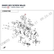 INNER HEX SCREW M6x20 product image