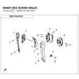 INNER HEX SCREW M6x25 product image