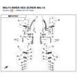 M5x14 INNER HEX SCREW product image