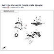 BATTERY BOX UPPER COVER PLATE SPONGE product image