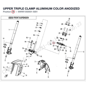 UPPER TRIPLE CLAMP product image