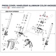 PRESS COVER, HANDLEBAR product image