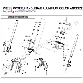 PRESS COVER, HANDLEBAR product image