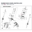 RUBBER DECO COVER, IGNITION LOCK product image