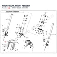 FRONT PART, FRONT FENDER product image