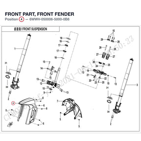 FRONT PART, FRONT FENDER product image