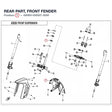 REAR PART, FRONT FENDER product image