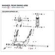 WASHER, REAR SWING ARM product image