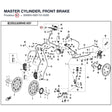 MASTER CYLINDER, FRONT BRAKE product image