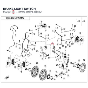 BRAKE LIGHT SWITCH product image