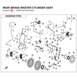 REAR BRAKE MASTER CYLINDER ASSY product image