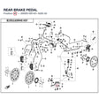 REAR BRAKE PEDAL product image