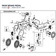 REAR BRAKE PEDAL product image