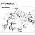 REAR BRAKE CALIPER product image