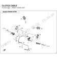 CLUTCH CABLE product image