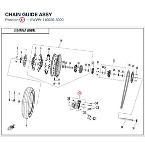 CHAIN GUIDE ASSY product image