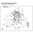 FUEL TANK OVERFLOW PIPE product image