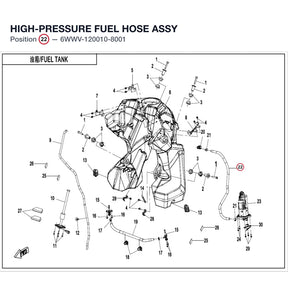 HIGH-PRESSURE FUEL HOSE ASSY product image