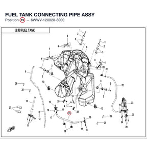 FUEL TANK CONNECTING PIPE ASSY product image
