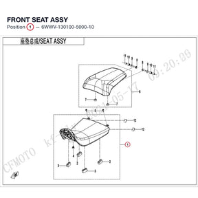 FRONT SEAT ASSY product image
