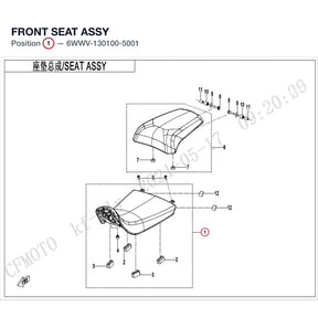 FRONT SEAT ASSY product image