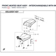 FRONT HEATED SEAT ASSY - INTERCHANGEABLE WITH 6WWV-130100-5101-1 product image