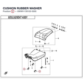 CUSHION RUBBER WASHER product image
