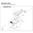 REAR SEAT ASSY product image