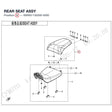 REAR SEAT ASSY product image